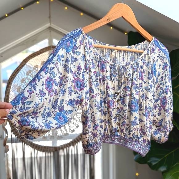 Spell Tops - Spell Folksong crop top size S